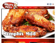 Tablet Screenshot of dollyspizza.com